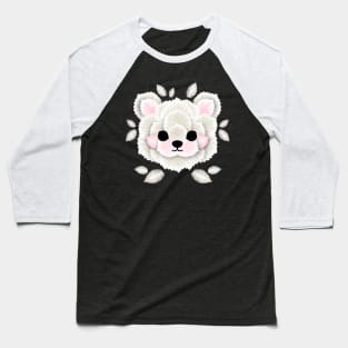 Polar bear of leaves Baseball T-Shirt